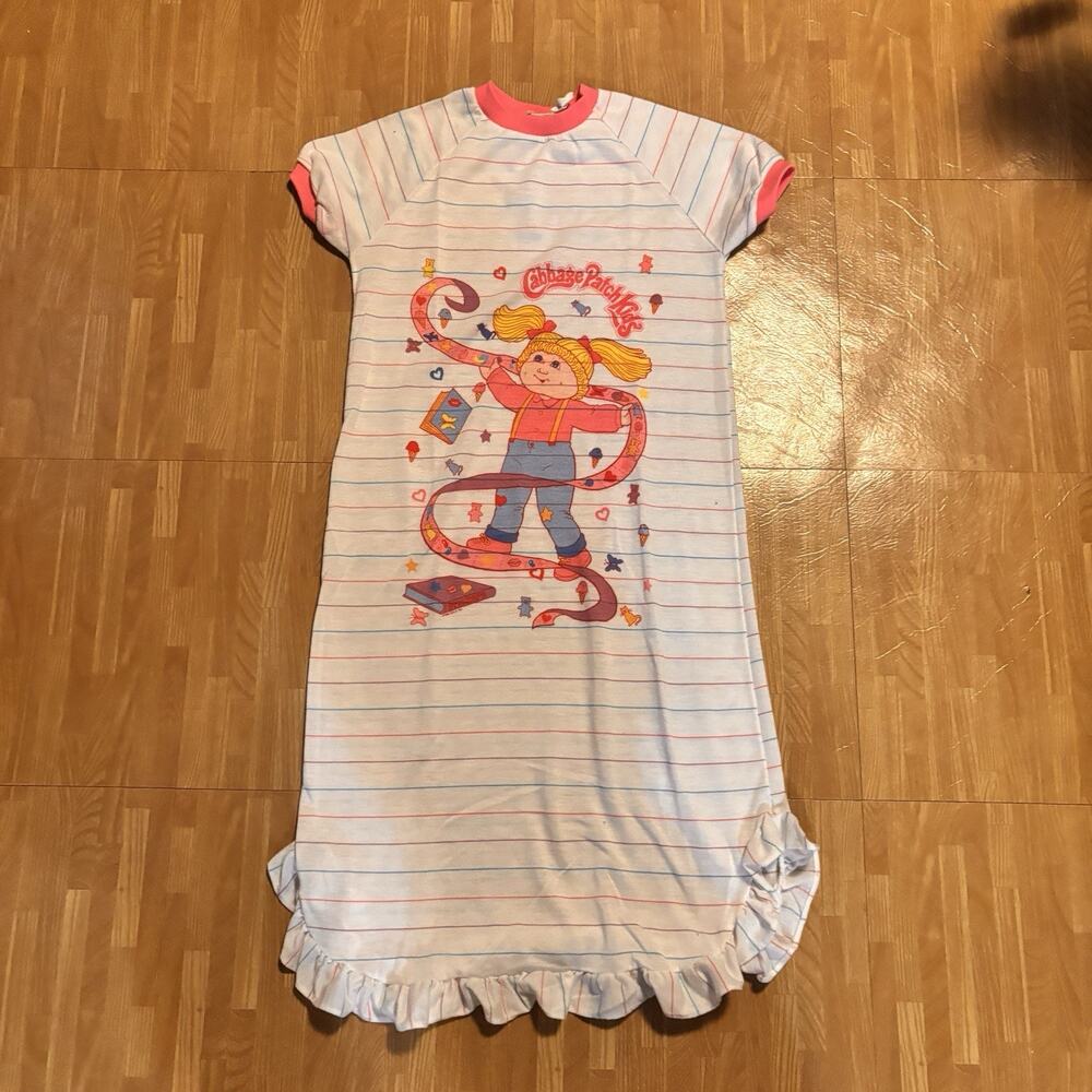 Vintage 1980s Cabbage Patch Girls Nightgown Size 14